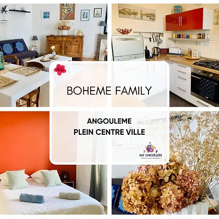 Maison De Ville Au Coeur D'Angouleme- 2 Chambres-Wifi- Cosy - Ideal De 1 A 6 Personnes - Conciergerie J&N Buitenkant foto