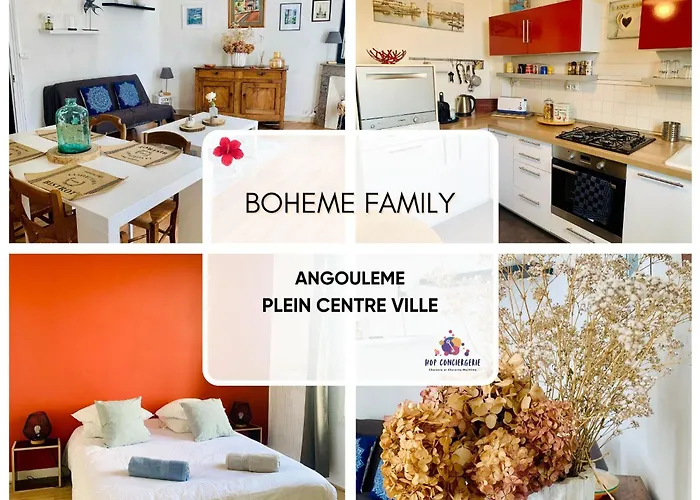 Maison De Ville Au Coeur D\'Angouleme- 2 Chambres-Wifi- Cosy - Ideal De 1 A 6 Personnes - Conciergerie J&N